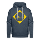 Erie Logo - Men’s Premium Hoodie - heather denim