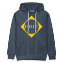 Erie Logo - Men’s Premium Hoodie - heather denim