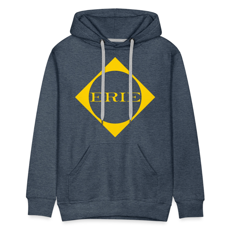 Erie Logo - Men’s Premium Hoodie - heather denim