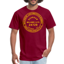 Baldwin Locomotive Works Builder's Plate Burnham - Unisex Classic T-Shirt - burgundy