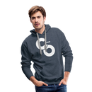 C and O Logo - Men’s Premium Hoodie - heather denim