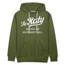 The Katy Serves the Southwest Well - Men’s Premium Hoodie - olive green