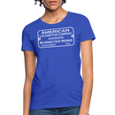 ALCO Builder's Plate - Women's T-Shirt - royal blue