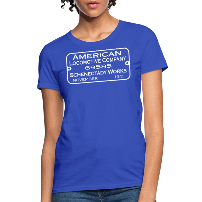 ALCO Builder's Plate - Women's T-Shirt - royal blue