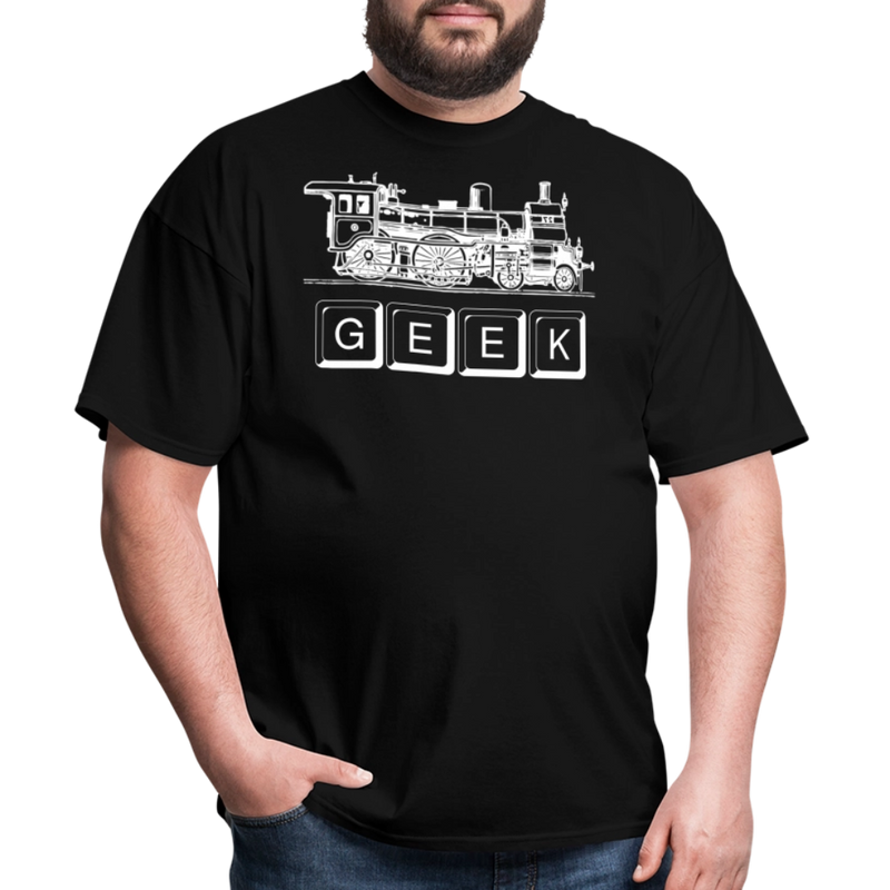 Train Geek - Unisex Classic T-Shirt - black