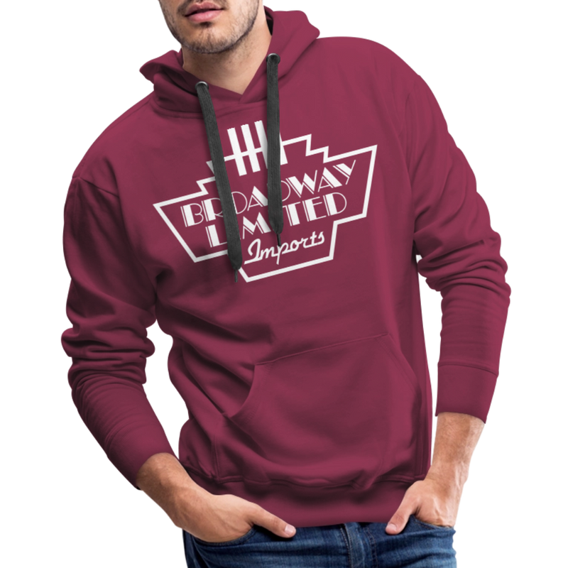 Broadway Limited Imports Logo - Men’s Premium Hoodie - burgundy