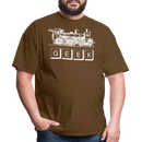 Train Geek - Unisex Classic T-Shirt - brown