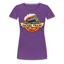 Model Train Stuff - Women’s Premium T-Shirt - purple