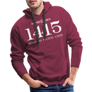 Missouri Pacific Lines Cab Info - Men’s Premium Hoodie - burgundy