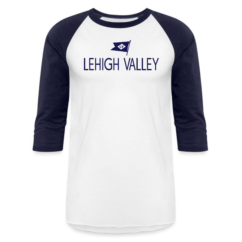 Lehigh Valley - Baseball T-Shirt - white/navy