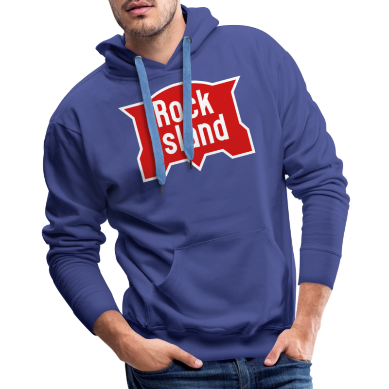 Rock Island Logo - Men’s Premium Hoodie - royal blue