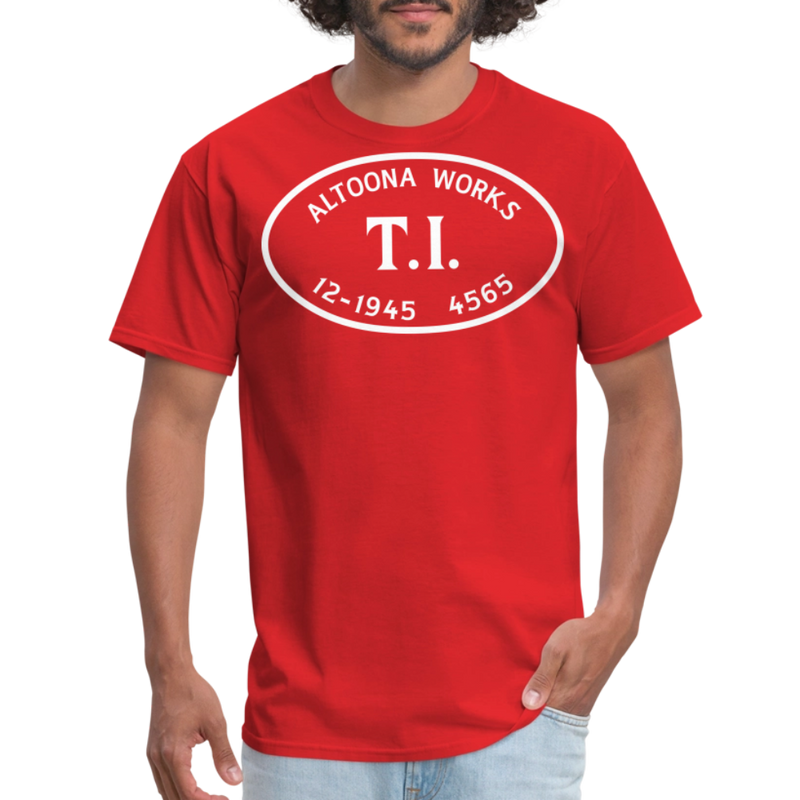 Altoona Works PRR T1 Builder's Plate - Unisex Classic T-Shirt - red