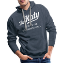 The Katy Serves the Southwest Well - Men’s Premium Hoodie - heather denim