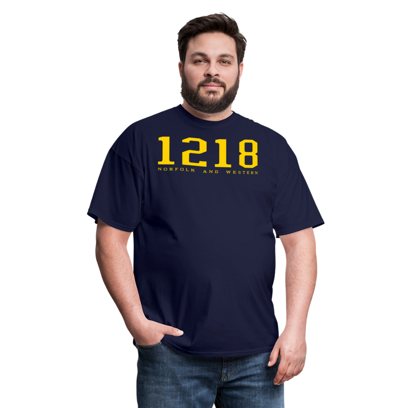 Norfolk and Western 1218 - Unisex Classic T-Shirt - navy