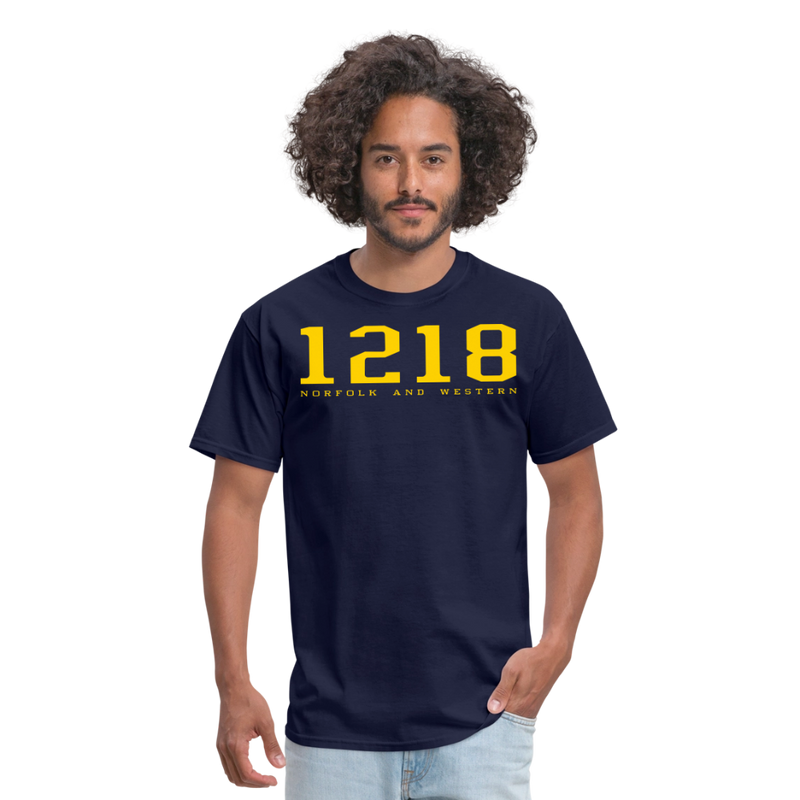 Norfolk and Western 1218 - Unisex Classic T-Shirt - navy