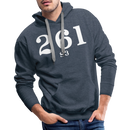 Milwaukee Road S3 Cab Info - Men’s Premium Hoodie - heather denim