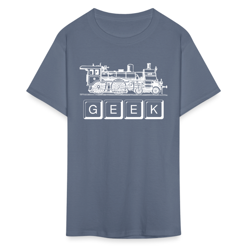 Train Geek - Unisex Classic T-Shirt - denim