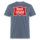 Rock Island Logo - Unisex Classic T-Shirt - denim