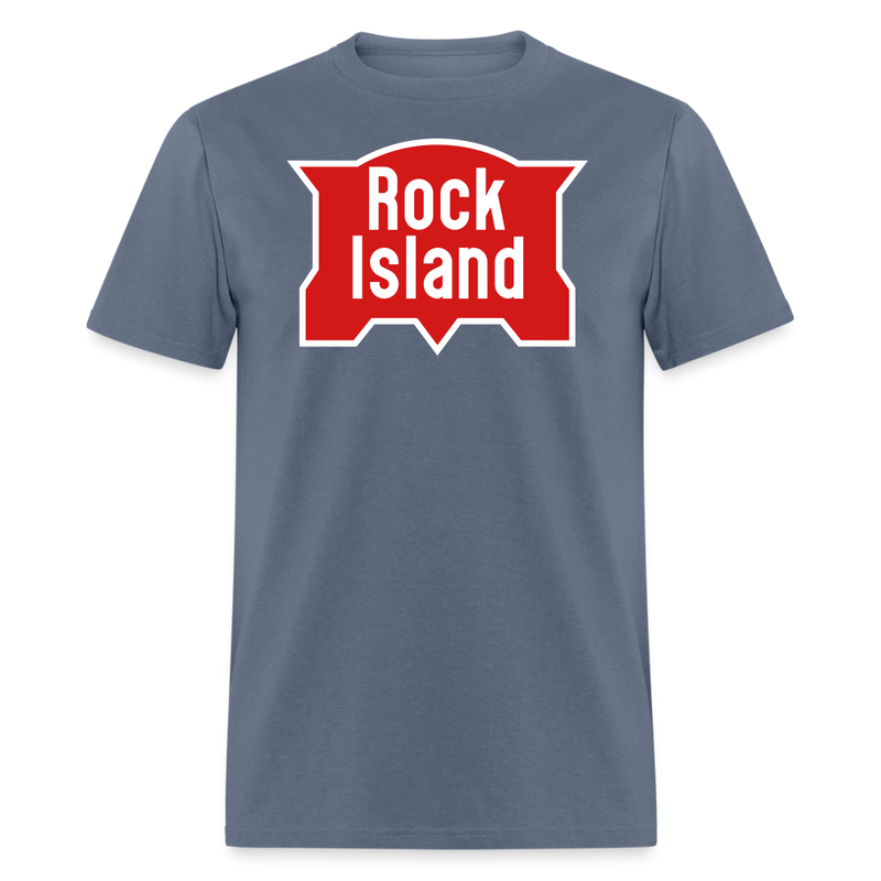 Rock Island Logo - Unisex Classic T-Shirt - denim
