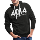Union Pacific Big Boy 4014 Cab Info Dark - Men’s Premium Hoodie - charcoal grey
