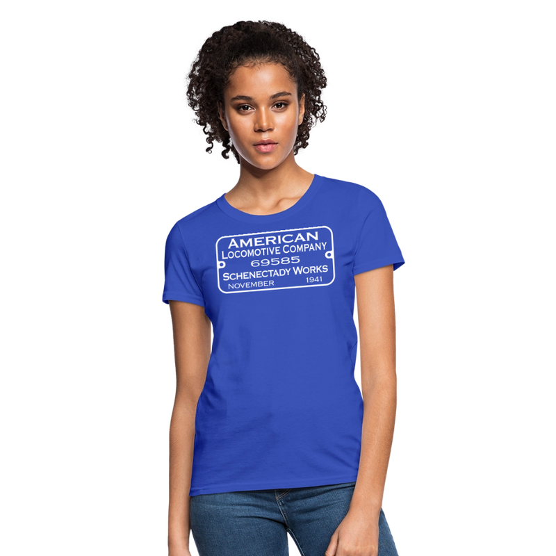 ALCO Builder's Plate - Women's T-Shirt - royal blue