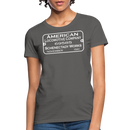 ALCO Builder's Plate - Women's T-Shirt - charcoal