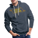 Maine Central Logo - Men’s Premium Hoodie - heather denim