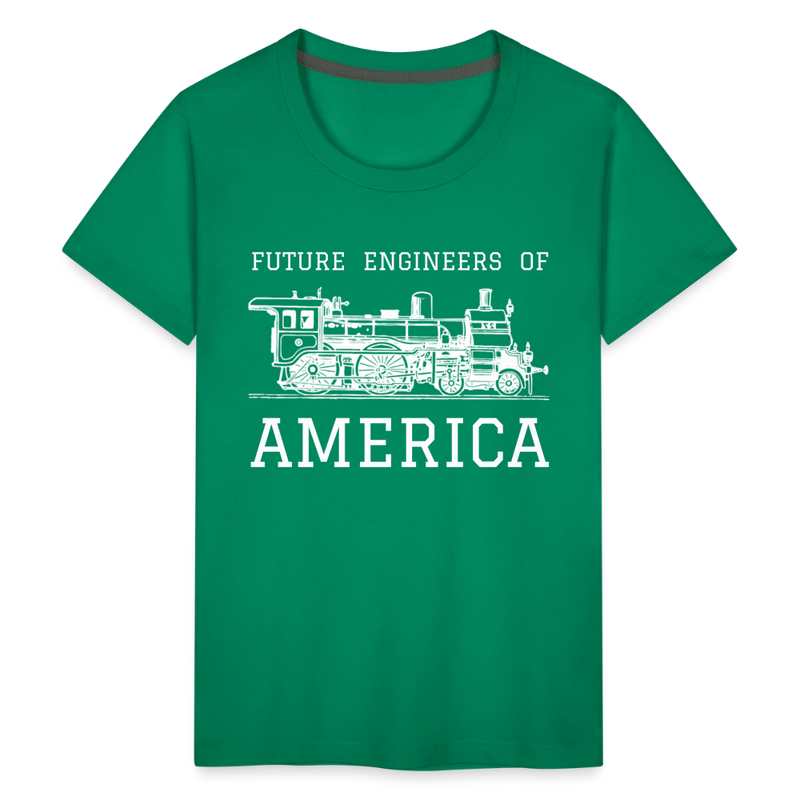 Future Engineers of America - Kids' Premium T-Shirt - kelly green