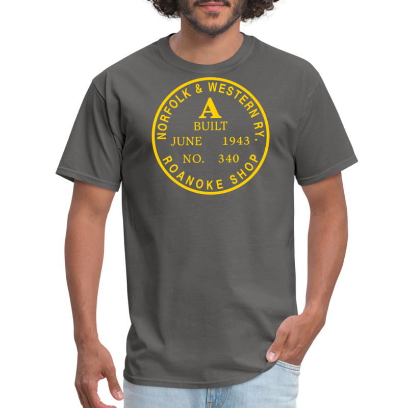 Norfolk & Western Class A Builder's Plate - Unisex Classic T-Shirt - charcoal