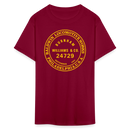 Baldwin Locomotive Works Builder's Plate Burnham - Unisex Classic T-Shirt - burgundy