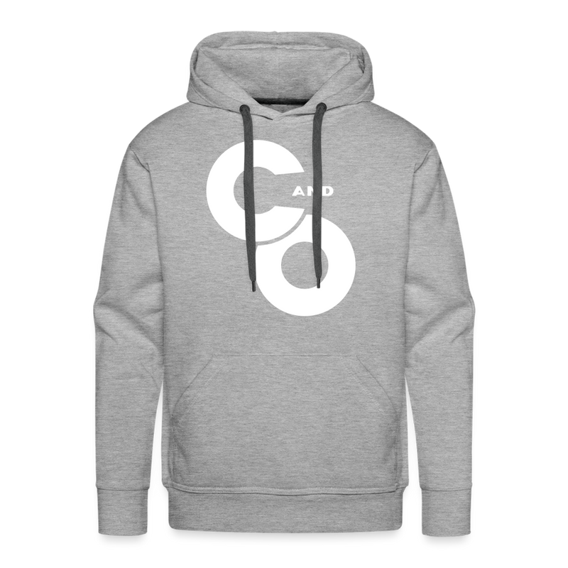 C and O Logo - Men’s Premium Hoodie - heather grey