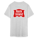 Rock Island Logo - Unisex Classic T-Shirt - heather gray