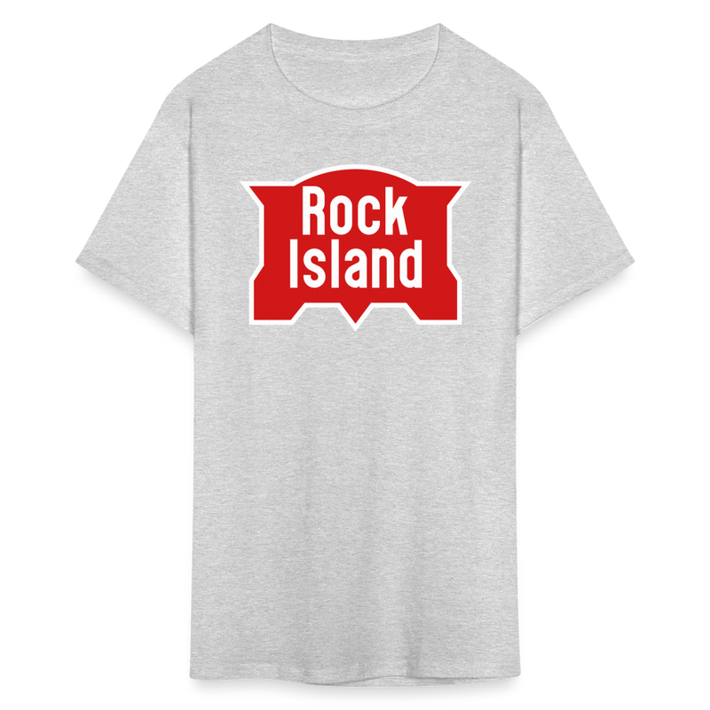 Rock Island Logo - Unisex Classic T-Shirt - heather gray