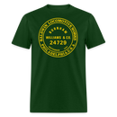Baldwin Locomotive Works Builder's Plate Burnham - Unisex Classic T-Shirt - forest green