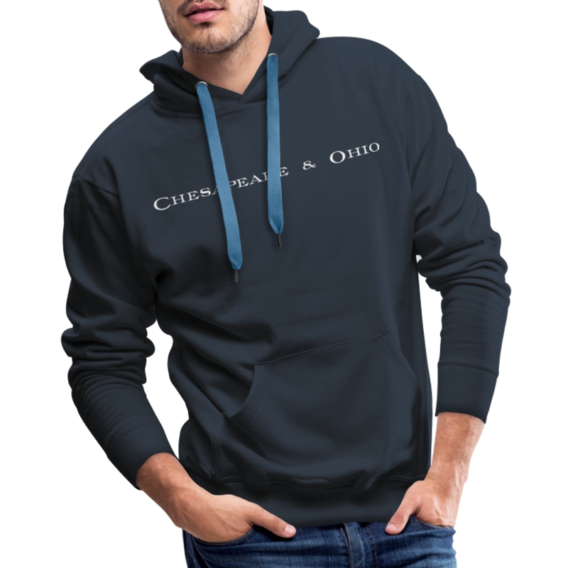 Chesapeake & Ohio - Men’s Premium Hoodie - navy