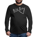 Union Pacific Big Boy Chalk Scrawl - Men's Premium Long Sleeve T-Shirt - black