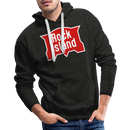 Rock Island Logo - Men’s Premium Hoodie - charcoal grey