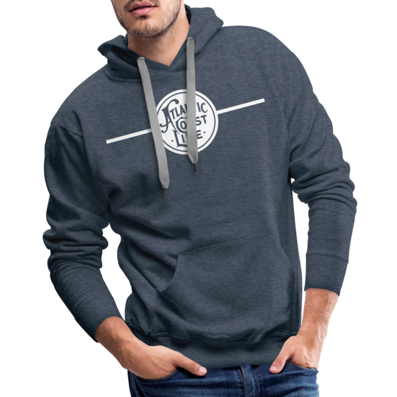 Atlantic Coast Line - Men’s Premium Hoodie - heather denim