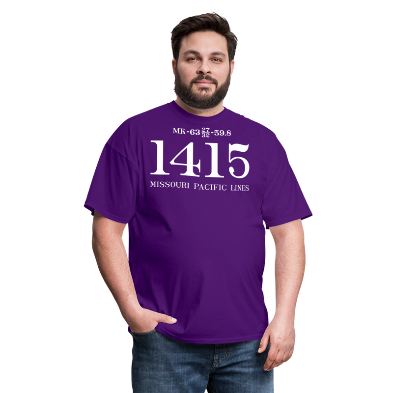 Missouri Pacific Lines Cab Info - Unisex Classic T-Shirt - purple