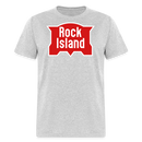 Rock Island Logo - Unisex Classic T-Shirt - heather gray