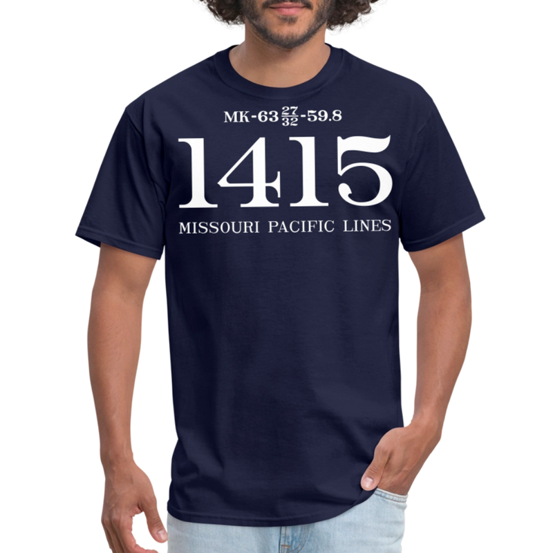 Missouri Pacific Lines Cab Info - Unisex Classic T-Shirt - navy