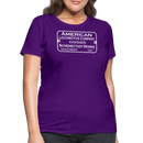ALCO Builder's Plate - Women's T-Shirt - purple