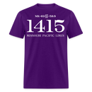 Missouri Pacific Lines Cab Info - Unisex Classic T-Shirt - purple
