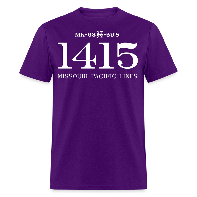 Missouri Pacific Lines Cab Info - Unisex Classic T-Shirt - purple