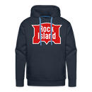 Rock Island Logo - Men’s Premium Hoodie - navy