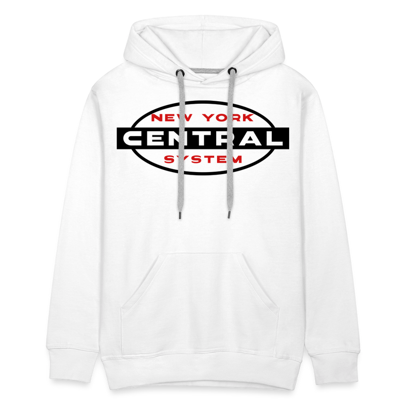 New York Central System - Men’s Premium Hoodie - white