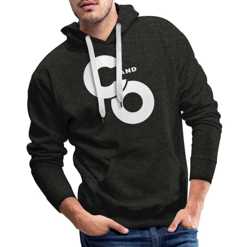 C and O Logo - Men’s Premium Hoodie - charcoal grey