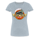 Model Train Stuff - Women’s Premium T-Shirt - heather ice blue
