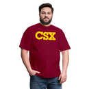 CSX - Unisex Classic T-Shirt - burgundy