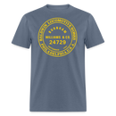 Baldwin Locomotive Works Builder's Plate Burnham - Unisex Classic T-Shirt - denim